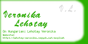 veronika lehotay business card